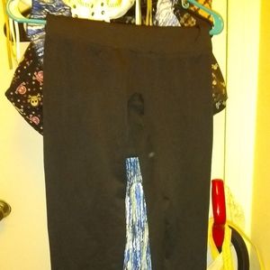 Black serious control top leggings